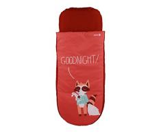 Safety 1st 2120110000 Go Dodo Lettino Gonfiabile per Bambini Fino a 8 Anni, Lettino da viaggio e da campeggio, Sacco a Pelo per bambini, Color Rosso