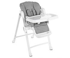 Inglesina Gusto Seggiolone Pappa, Argento (Silver)