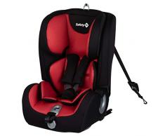 Safety 1st Ever Fix Seggiolino auto 9-36 kg isofix, gruppo 1/2/3, per bambini 9 mesi-12 anni, con cuscino riduttore, colore Pixel Red