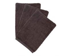 TIMBOO TM-WAS30-524 5414546059753 - Guanti da bagno, 15 x 21 cm, grafite, set di 3 pezzi, colore: nero