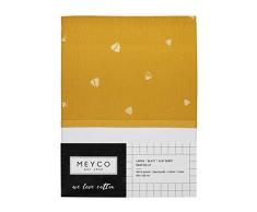 Meyco 434043 - Lenzuolo con angoli elasticizzati, 100 x 150 cm, multicolore