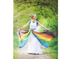 Little Frog 7379 - Fasciatoio in stoffa, motivo: Jazzy Aura, taglia 7, 240 g, multicolore