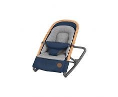 Bébé Confort Kori Sdraietta Neonati Ergonomica in Tessuto, a Dondolo con Movimento Naturale senza Elettricità, Sdraietta Pieghevole, Blu