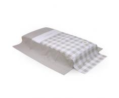 Cambrass 34406 Bebe Piumone Sfoderabile, 70X140 cm, Grigio
