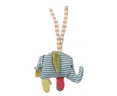 Sigikid 38957 - Giocattolo attivo a forma di elefante, da attaccare allovetto, al passeggino o alla culla