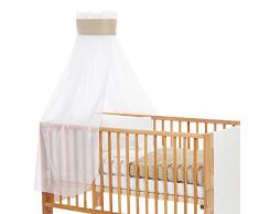 Babybay 400737 Pique Kind letto a baldacchino con Band, Marrone