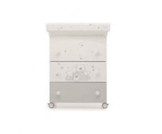 Foppapedretti Dolcestella Bagnetto Fasciatoio, 31 x 59 x 79 cm, 31.5 Kg, Bianco