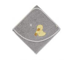 Sterntaler Telo da bagno Edda La Paperella, Età: Per neonati, 80 x 80 cm, Grigio