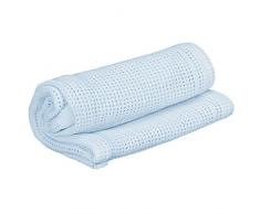 Cuddles Collection - Coperta per passeggino, colore: Blu