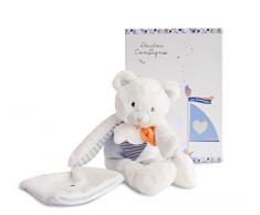 Doudou et Compagnie dc2963 Les gommettes – Bambola Orsetto con coperta GM