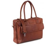 Kidz Room 030 – 8887 – 2 Borsa fasciatoio viaggio – Vera Pelle Cognac, Marrone