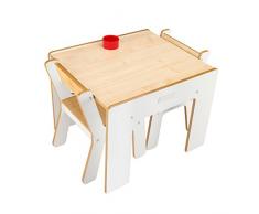 Little Helper, Tavolino con portamatite e 2 sedie, per bambini