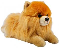 Suki Gifts 12144 - Peluche a forma di cane Pomeranian sdraiato, multicolore