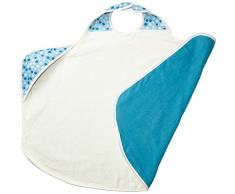 BabyBirds - 595285, Asciugamano per bebè, colore: Bianco/Azzurro