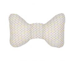 Naforye Cuscino Supporto Cervicale Bambini e Adulti da Viaggio per Auto e Passeggino - Lucky Yellow - 170 g