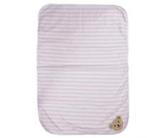 Steiff 0002890 - Coperta a righe, unisex, Rosa (Rosa (barely pink)), Taglia unica