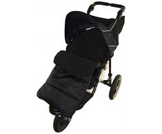 Coprigambe/Cosy Toes compatibile con montagna Buugy Urban Jungle passeggino Black Jack
