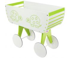 Kiara - ZEZ-02, Culla multifunzione, Bianco/Verde