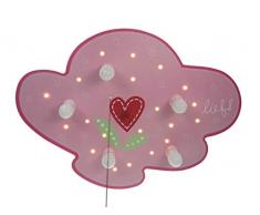 Niermann Standby 784 - Plafoniera a forma di nuvola, Lief for Girls, multicolore