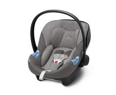 CYBEX Gold Seggiolino Aton M i-Size, Include SensorSafe, per Bambini da 45 cm a 87 cm, Max. 13 kg, Soho Grey