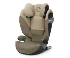 CYBEX Gold Seggiolino Auto per Bambini Solution S i-Fix, per Auto con e senza ISOFIX, Gruppo 2/3 (15-36 kg), da 3 fino a 12 Anni ca, Classic Beige