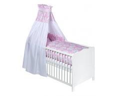 Il mio Giulio 5737616600 Bettset 3 pezzi, corda per marcatura e confezione Nestchen, cielo e biancheria da letto in 100/135 cm plus 40/60 cm, primavera