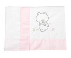 babyline pepo – Set di lenzuola di Mini culla, Unisex, colore: Rosa