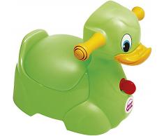 OKBABY Quack - Vasino per Bambini con Seduta Ergonomica, a Forma di Papera - Verde