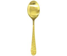 Mepra - Cucchiaino da caffè a forma di coccodrillo, colore: Oro opaco