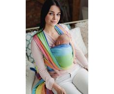 Little Frog 6774 - Fasciatoio in stoffa, motivo arcobaleno Aura, taglia 4, 240 g, multicolore