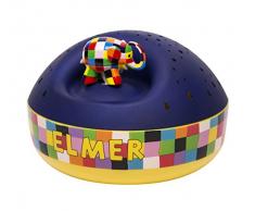 Trousselier 5064 Luce Notturna con Proiettore di Stelle Musicale Motivo Elmer, Multicolore