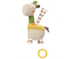 Fehn 059083 - Mini carillon Giraffa Lotta - Morbido carillon con gioco estraibile - Con Fissaggio - Per Bambini da 0 mesi - Dimensione: 20 cm