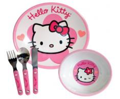 Set da tavola di Hello Kitty, piatto, ciotola e posate)
