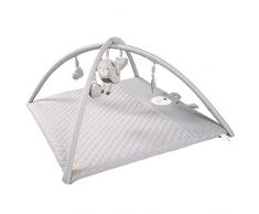 Roba - Coperta per gattonareroba style, con arco da gioco rimovibile con 5 giocattoliSammy, utilizzabile come fasciatoio, 85 x 75 cm, colore: Grigio