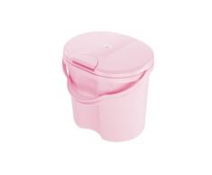 Rotho Babydesign 200020208 Secchio per Pannolini Usati - Top Windelmeier , 330 x 270 x 295 mm, Rosa (Tender Rosé Pearl)
