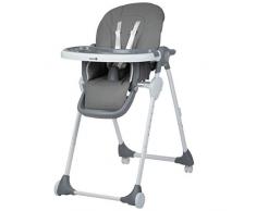 Safety 1st Looky Seggiolone Pappa Pieghevole con Imbottitura, Reclinabile, per Bambini 6 Mesi -3 Anni, Colore Warm Grey
