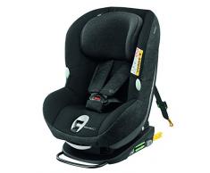 Bébé Confort Milofix Seggiolino Auto 0 18 Kg reclinabile in 2 posizioni, Isofix con Top Tether, Gruppo 0 +/1 per Neonati e Bambini fino ai 4 Anni, Base Girevole, Nero (Nomad Black)