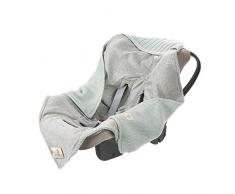 Lässig 1542014561 Coperta per Seggiolino per il Bebè, Coperta per Bebè Seggiolino per Bambini in Cotone Biologico - 420 g