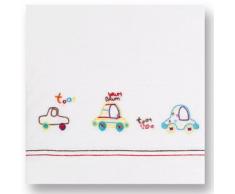 Pirulos 68310101 - Lenzuola punto Lettino 60 x 120, Cars, colore: bianco