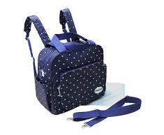 GMMHL - Borsa fasciatoio, 2 pezzi, colore: Blu