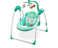 TERO-8087 - Altalena elettrica Loop MINZE, colore: Verde