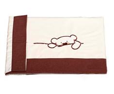 babyline 001018020 – Set di lenzuola, Unisex, colore Cioccolato