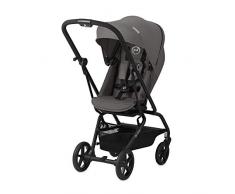Cybex Gold Passeggino Eezy S Twist+, Seduta Rotabile a 360°, Compatto, Leggero, dalla Nascita fino a 17 kg 4 Anni Circa, Manhattan Grey