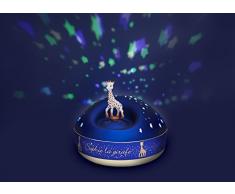 Trousselier 5061 Luce Notturna con Proiettore di Stelle Musicale Motivo Sophie la Giraffa Notte, Blu
