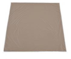 Looping BTPR - Tappeto box ottagonale in PVC con occhielli di fissaggio, 98 x 92 cm, colore: grigio talpa