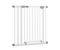 Hauck 597293 Cancelletto di Sicurezza per Porte Interne, Bianco, 84 - 89cm, Estensione 9 cm