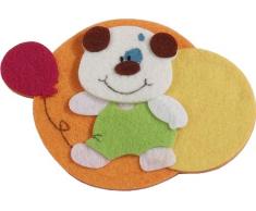 BOLIN BOLON 1039526012200 - Applique da parete in feltro, motivo: cane piccolo