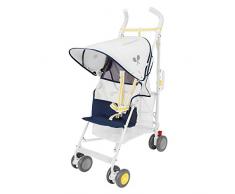 Passeggino Maclaren ace - Leggero, ultra compatto. Si spinge, piega, trasporta con una mano. Da 6 mesi in su. Cappottina estensibile UPF 50+/impermeabile, cestello portaoggetti. Accessori inclusi.