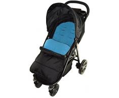 Coprigambe/Cosy Toes compatibile con passeggino Jane Epic oceano blu