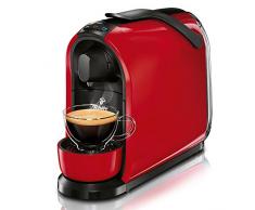 Tchibo Cafissimo Pure Macchina per il caffè, a capsule, per caffè espresso e caffè con crema, rosso